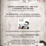 Locandina evento "La Scienza in Valigia"