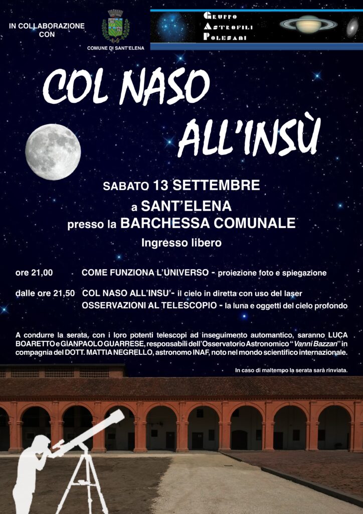 Locandina dell'evento "col naso allìinsù"